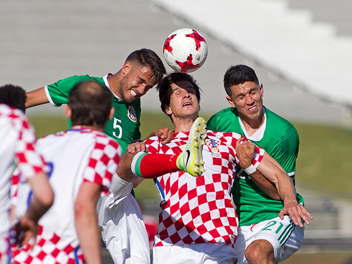 El México vs. Croacia 'ya se convirtió en un partido molero'