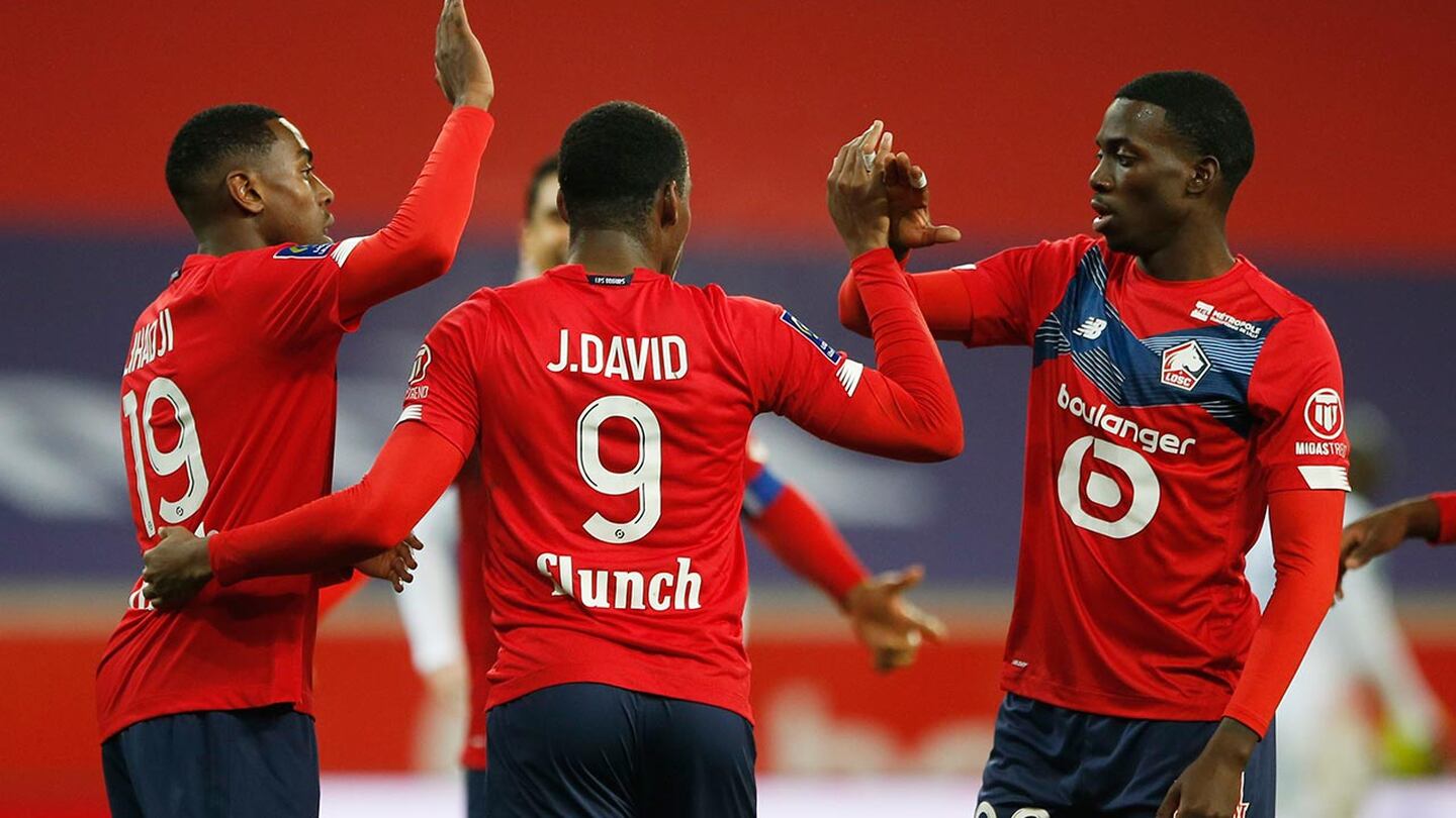 En la primera convocatoria de Pizzuto, el Lille goleó a Lorient y ya es segundo en la Ligue 1