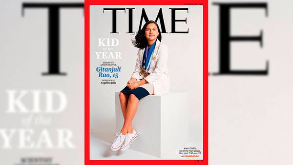 ¿Quién es Gitanjali Rao, la estudiante y científica de 15 años, nombrada Joven del Año por 'Time'?