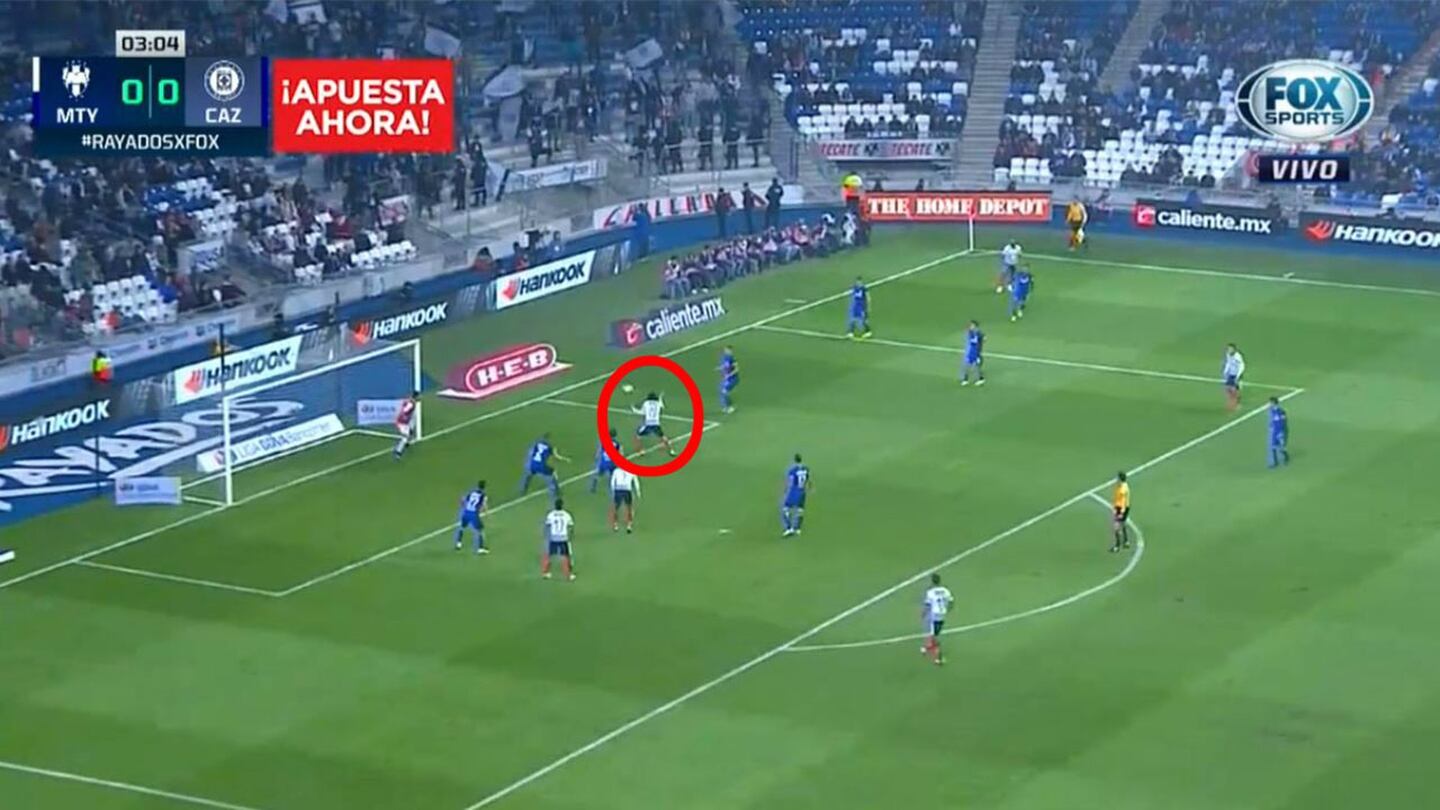 ¡Los madrugaron! Golazo de cabeza de Rodolfo Pizarro en el Rayados vs. Cruz Azul