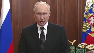 Putin promete ‘castigo inevitable’ a líder de Grupo Wagner: ‘Rebelión es una puñalada en la espalda’