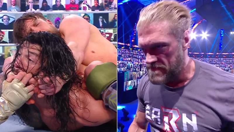 Con ayuda de... ¿Edge? Roman Reigns retuvo el Campeonato Universal de WWE en Fastlane