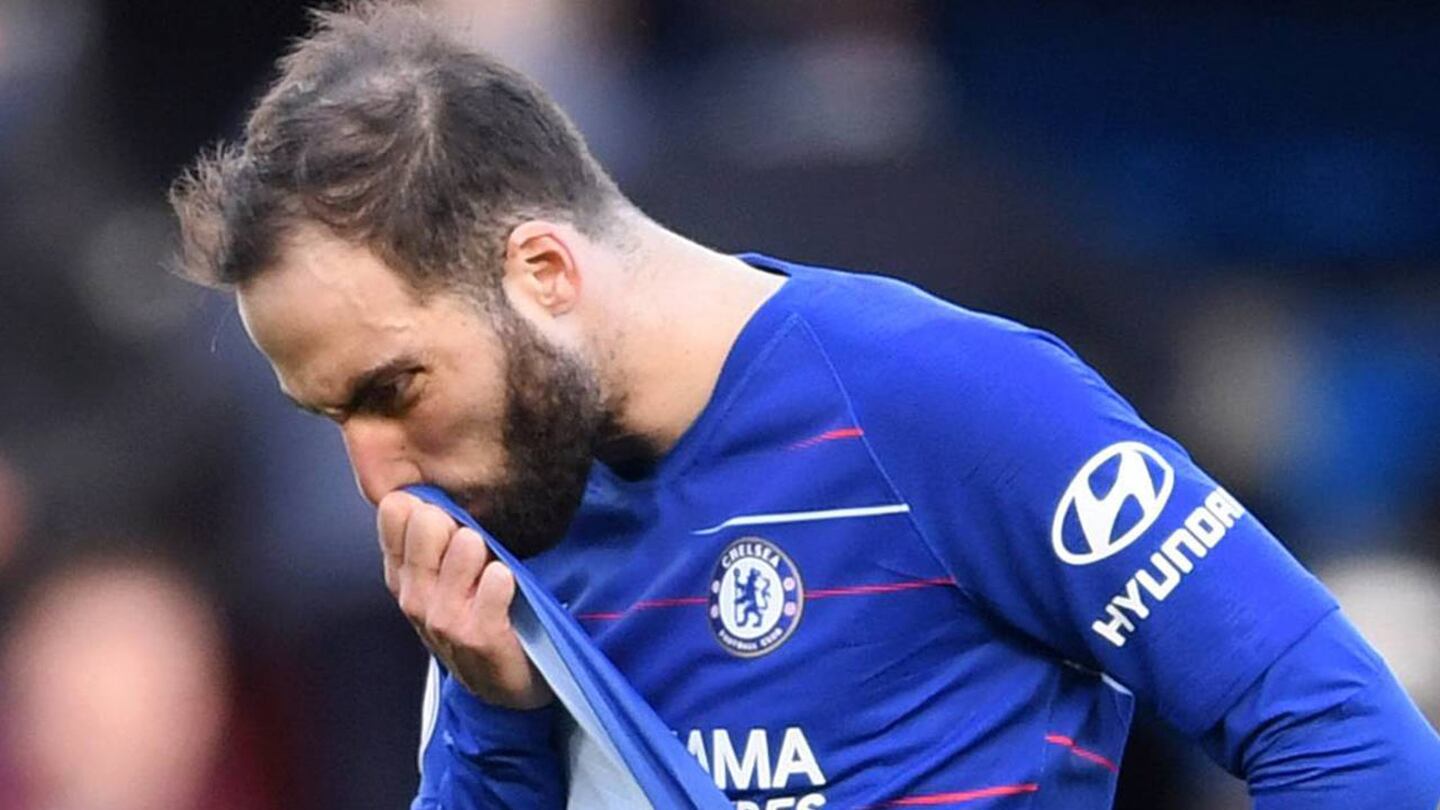 Chelsea no compra a Gonzalo Higuaín y lo regresa a la Juventus