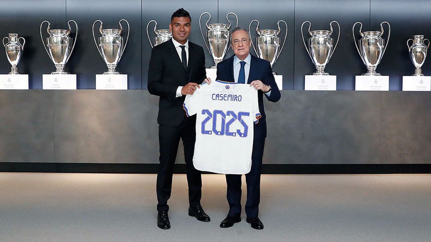 El brasileño firmó hasta 2025 (Cortesía Real Madrid)