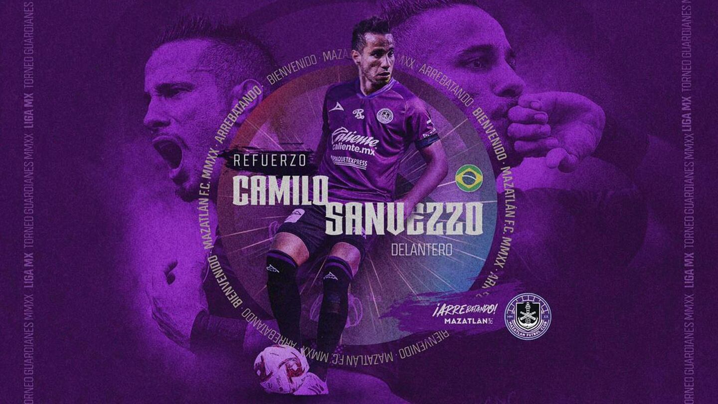 ¡OFICIAL! Camilo Sanvezzo es nuevo jugador de Mazatlán FC