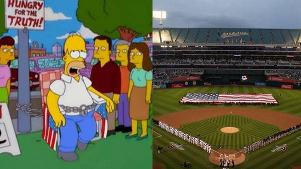 ¡Los Simpson lo predijeron! Fans de Oakland Athletics protestan por la futura mudanza a Las Vegas
