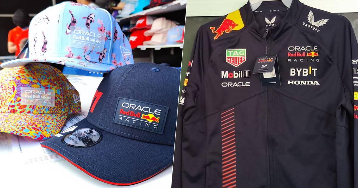 ¡Pásele, pásele! Esto cuesta la mercancía oficial de ‘Checo’ Pérez y Red Bull en el GP de México