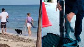 Este es el caso de la mujer extranjera que paseó con un rifle en playa de Yucatán