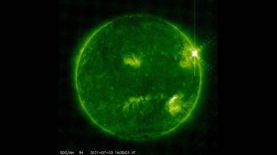 Erupción solar: NASA captura imagen de poderoso brote de radiación