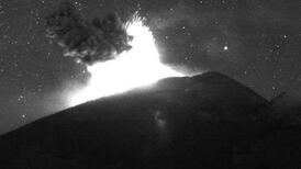 Volcán Popocatépetl registra explosión y columna de ceniza