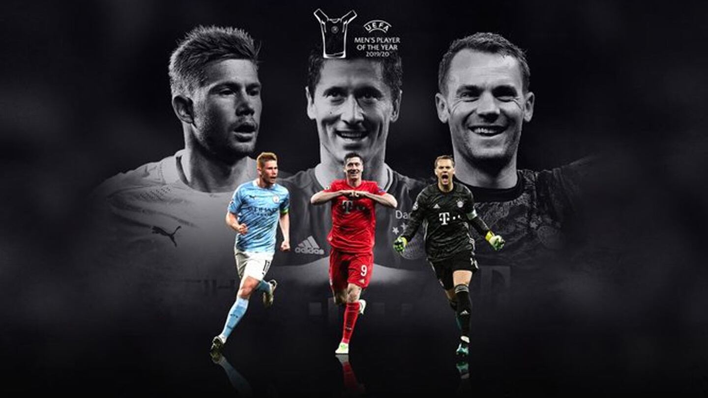 Los nominados a los premios de UEFA de la Temporada 2019-2020