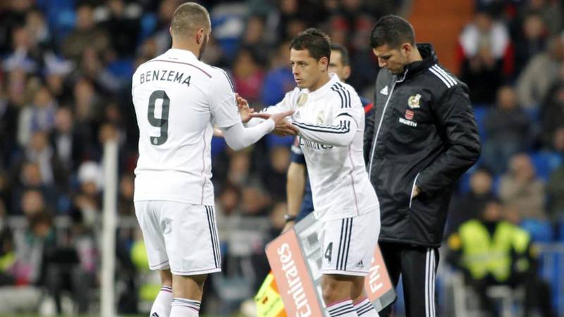 Javier Hernández tuvo un breve paso por el Real Madrid.