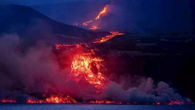 ¡Espectacular! Lava del volcán de La Palma se convierte en vidrio bajo el agua