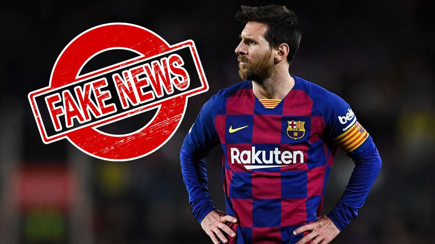 Lionel Messi explotó por las 'fake news' en su contra