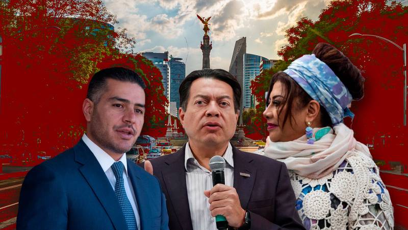 El candidato de Morena a la CDMX se decidirá a través de una encuesta. Al menos 6 candidatos se han destapado (Fotoarte: El Financiero)