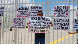 Homicidio de Nelson Matus: Protestan periodistas ante la FGR en Guerrero