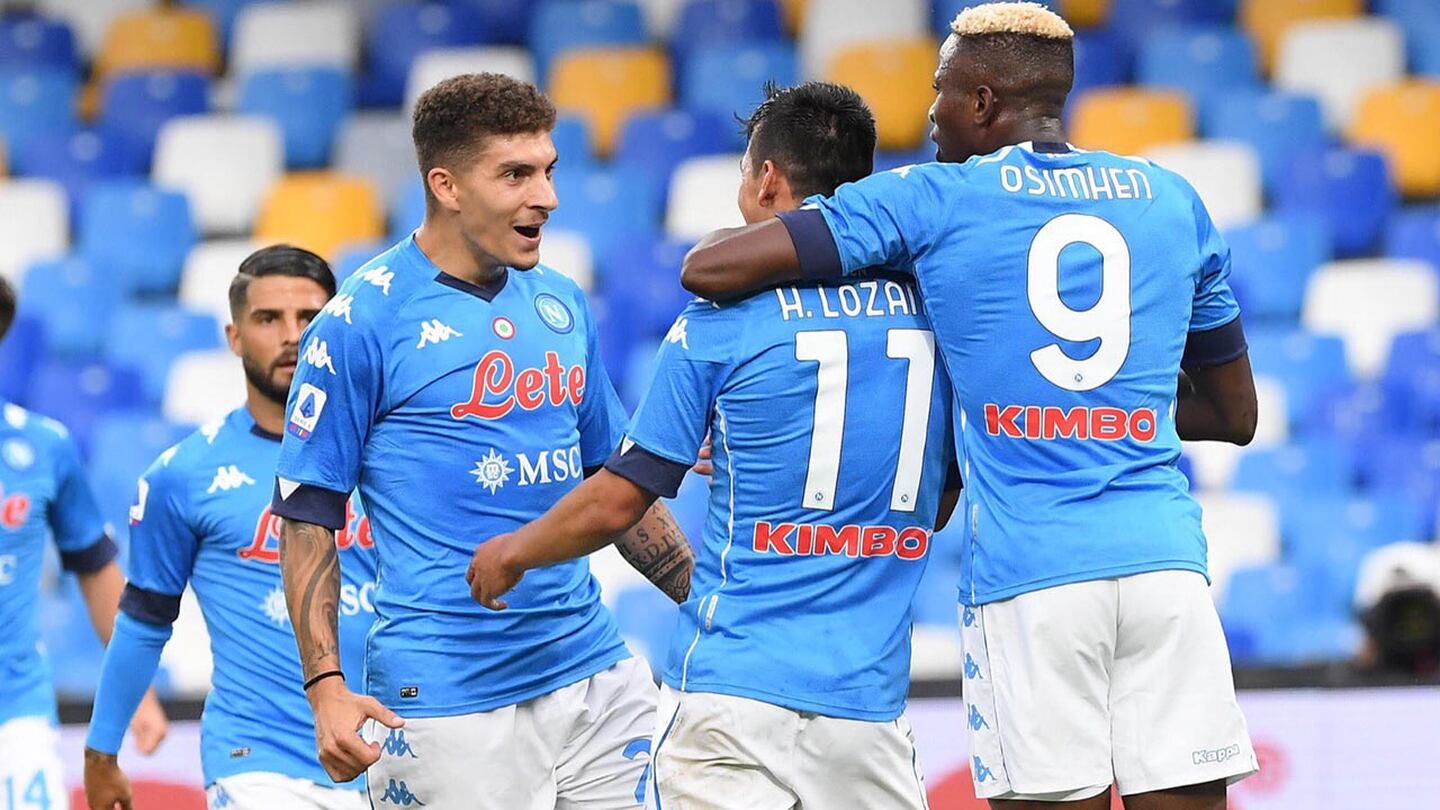 ¡Doblete del ‘Chucky’ Lozano en contundente triunfo de Napoli ante Genoa!