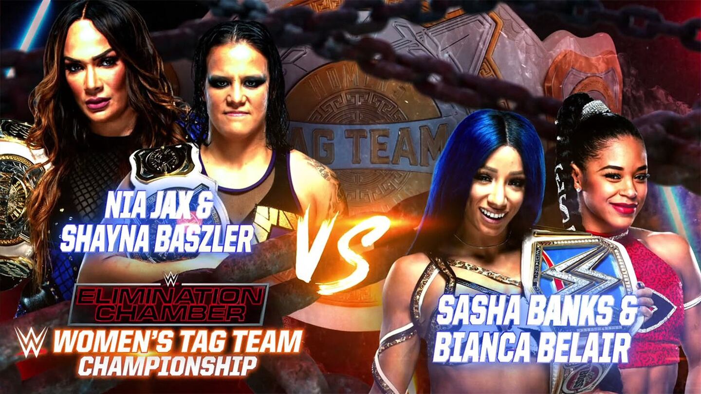 ¡Nia Jax y Shayna Baszler defenderán los cinturones en pareja de WWE en Elimination Chamber!