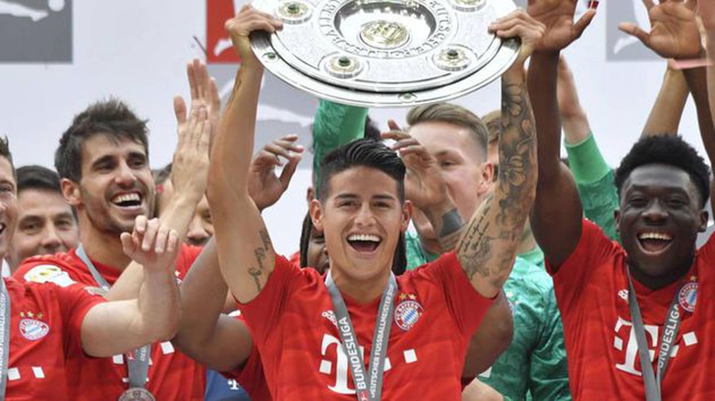James, habilitado con Bayern para la final de Copa de Alemania