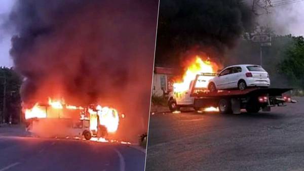 ‘Arde’ Tabasco: Narcobloqueos paralizan el municipio  Cárdenas, Tabasco 