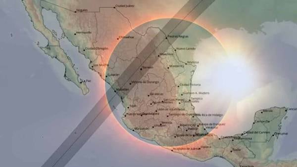 Eclipse Solar 2024 en México: Los peores estados del país para verlo el 8 de abril