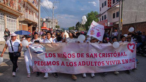 ‘¡Alto a la violencia infantil¡': Marchan en Chiapas por desaparición de menores