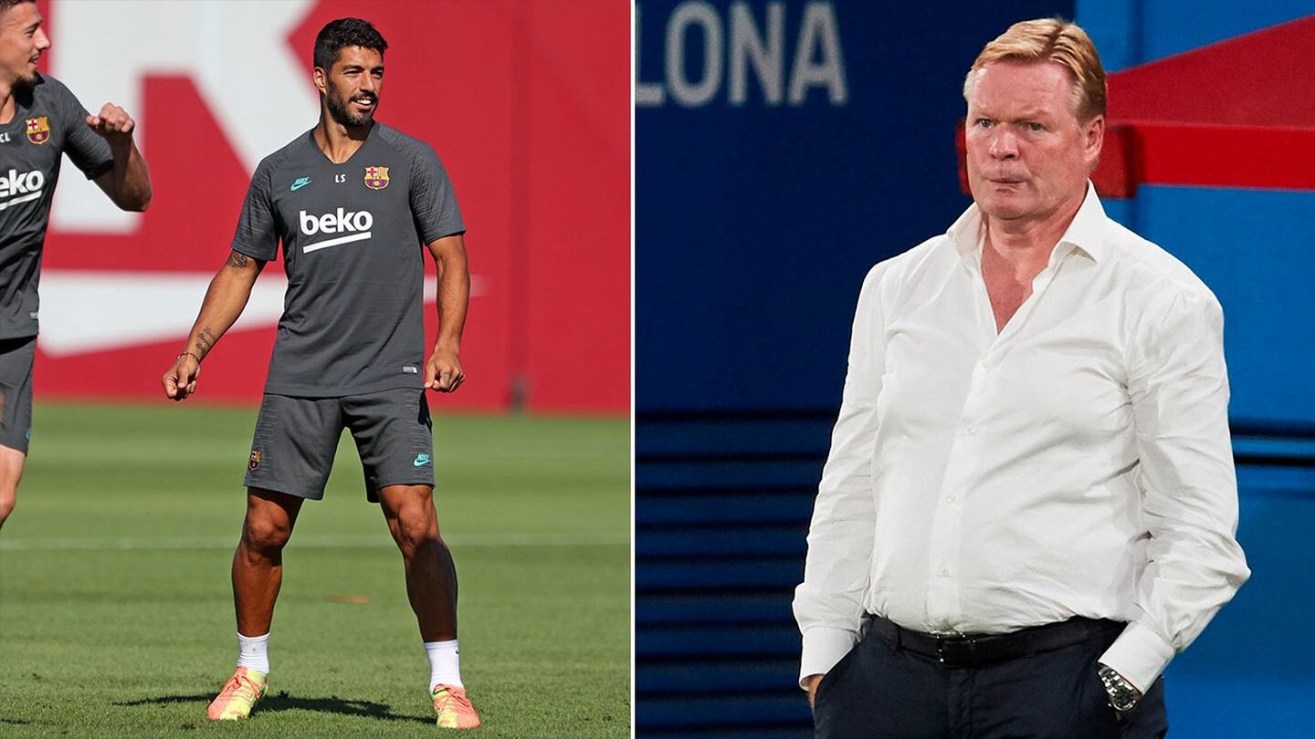 Ronald Koeman se pronunció sobre el futuro de Luis Suárez en Barcelona