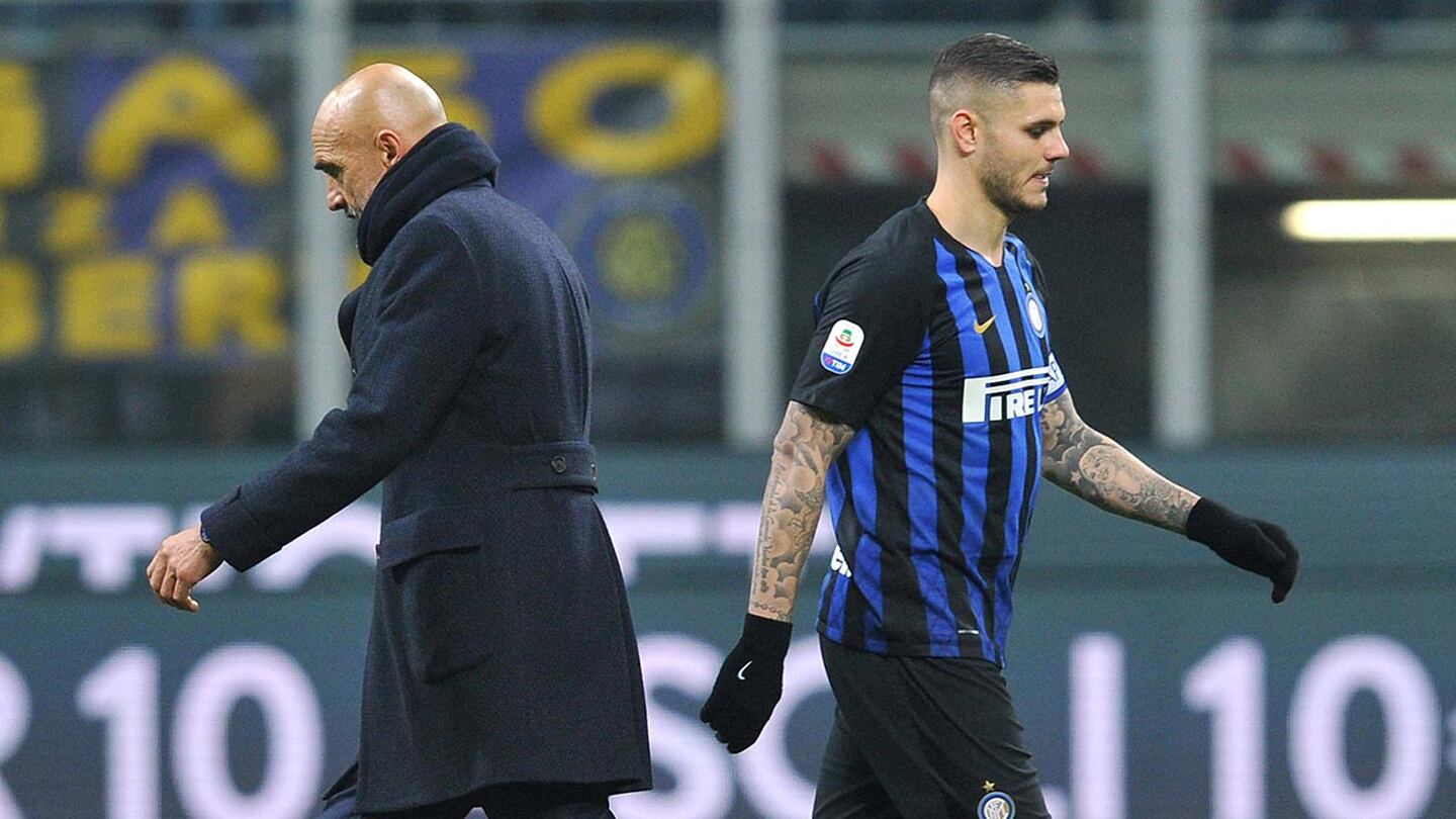 Icardi no estuvo presente en el entrenamiento del Inter