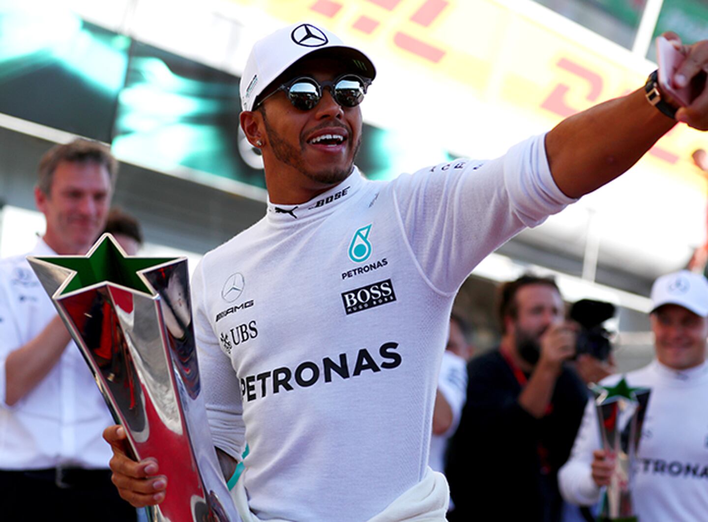 Hamilton: 'Hoy el auto estuvo fantástico'