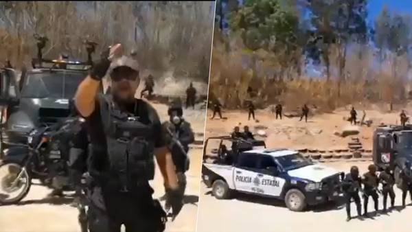 De policías en Oaxaca a ‘actores’: Elementos de la UPOE aparecen en video de corridos tumbados