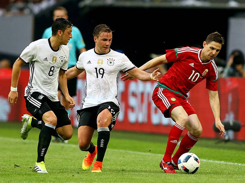 Alemania venció a Hungría en su último examen