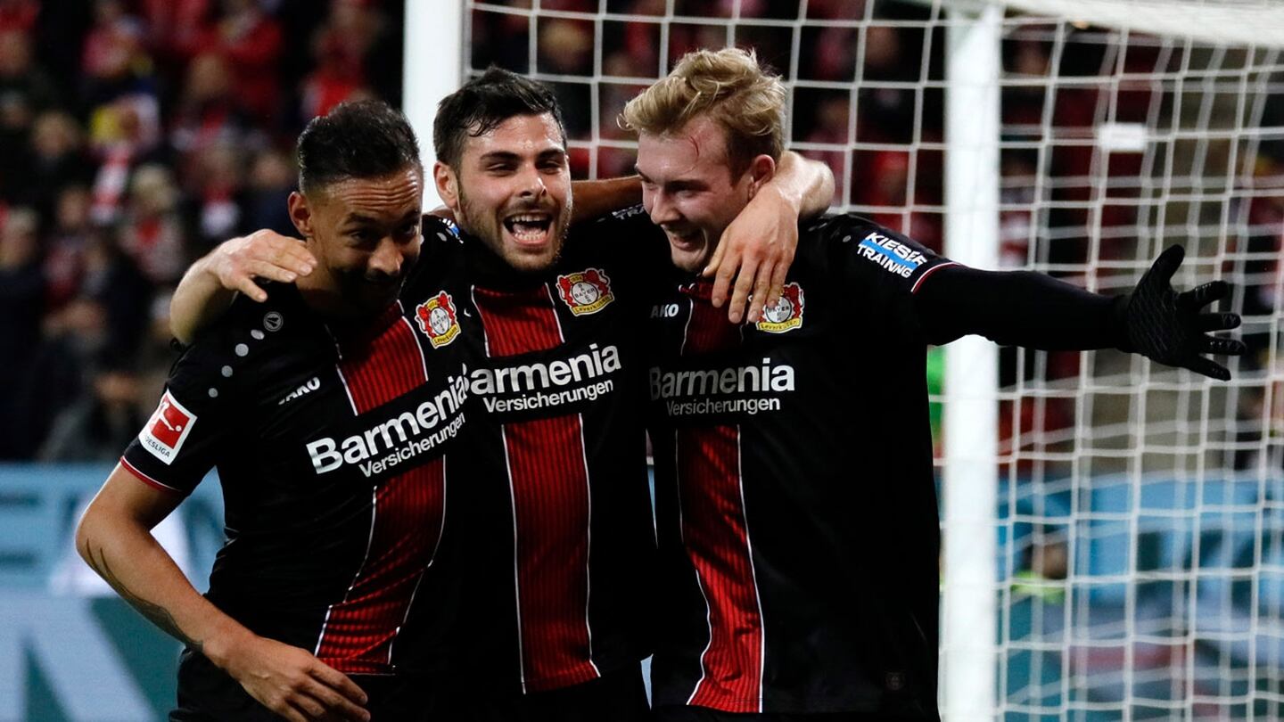 Bayer Leverkusen goleó a Mainz 05 en el inicio de la fecha 21