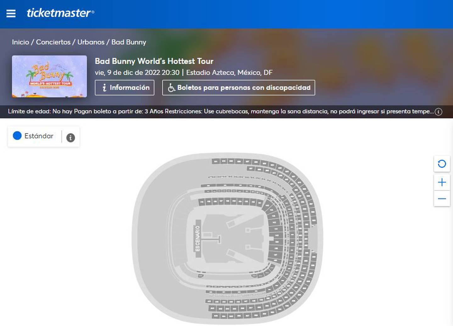 Bad Bunny en CDMX: ¿Qué boletos tendrían vista limitada en el Estadio ...