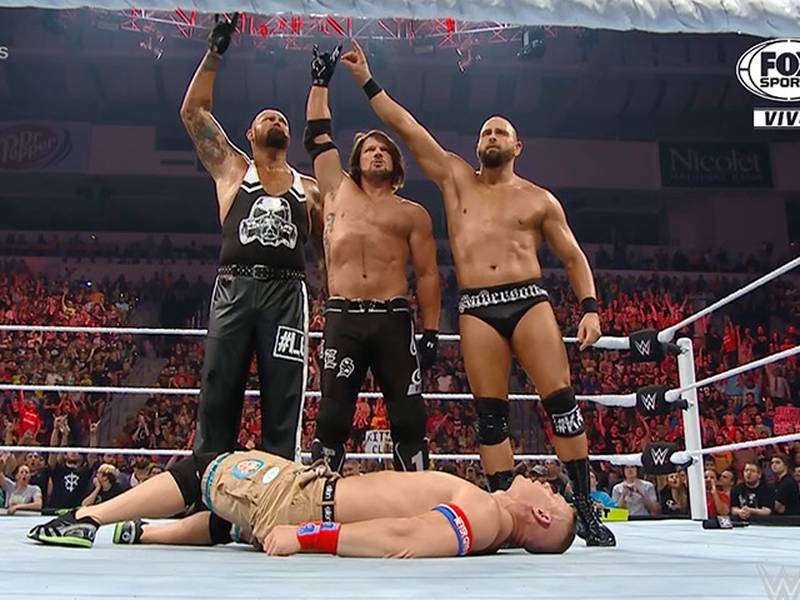 The Club le propinó una golpiza a John Cena