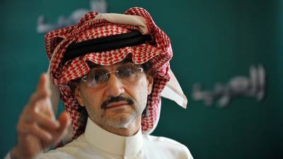 Al Waleed bin Talal, el más rico de Arabia Saudita, es ahora el 2do mayor accionista de Twitter
