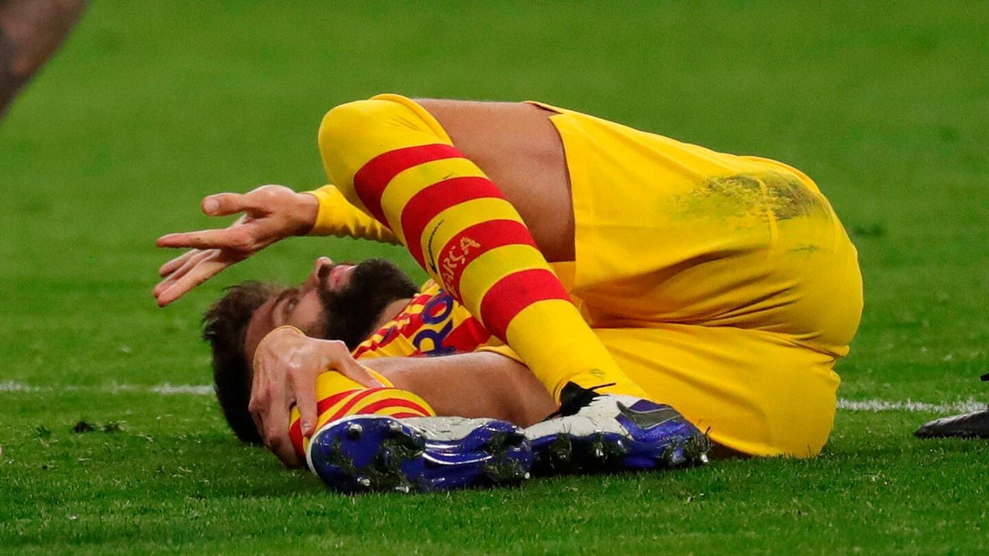 Gerard Piqué pedirá segunda opinión sobre su lesión en la rodilla derecha