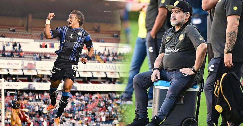 A Maradona se le apareció un 'Lobo' en Querétaro y Dorados quedó fuera de la Copa MX