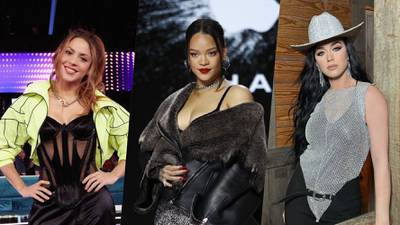 Shakira y Katy Perry envían mensaje a Rihanna previo al medio tiempo del Super Bowl 2023
