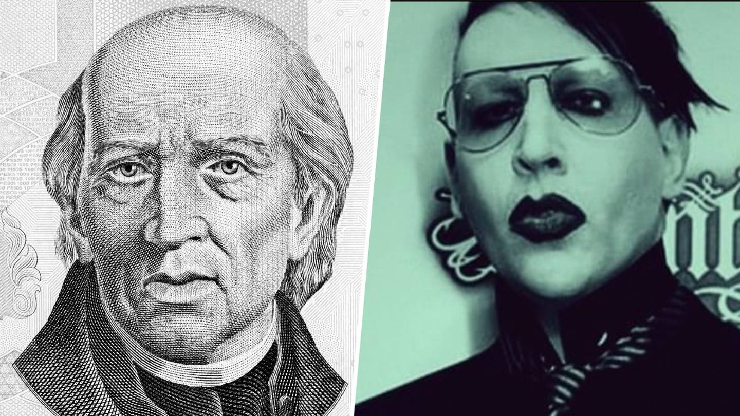 Marilyn Manson, 'padre' de la Patria? Comparan adorno de Miguel Hidalgo con  el cantante – El Financiero