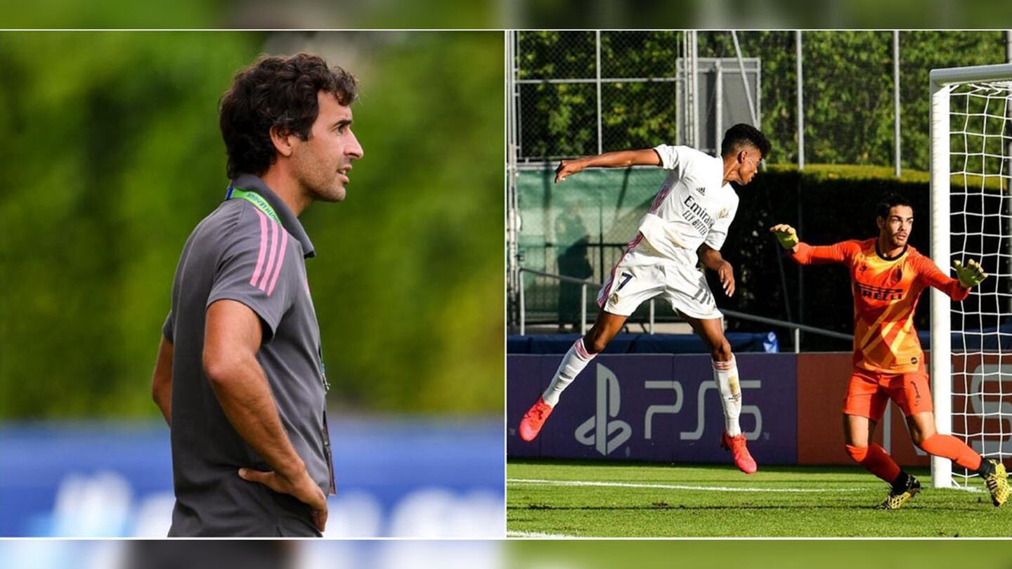 Raúl metió al Juvenil A del Real Madrid a las semifinales de la UEFA Youth League