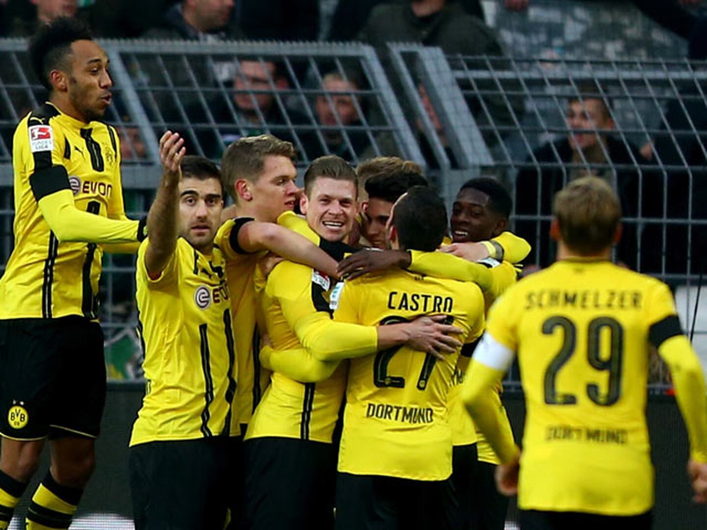 Borussia Dortmund goleó al 'Gladbach'