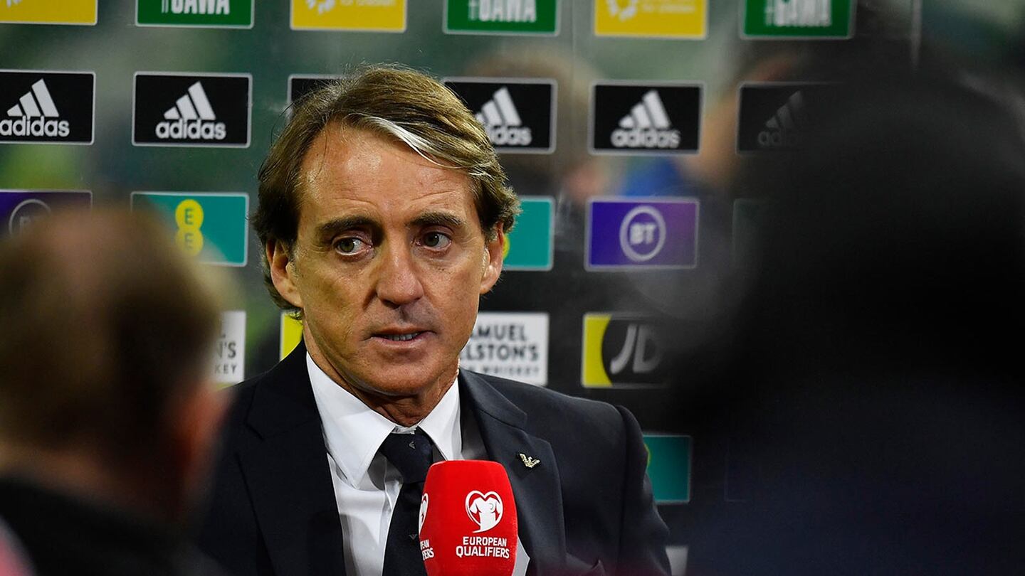 Mancini: 'Nos clasificaremos para el Mundial en marzo y quizás lo ganaremos'