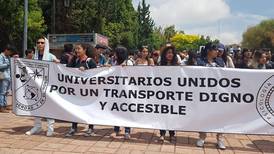 Exigen universitarios 'tarifa justa' en transporte público de Querétaro