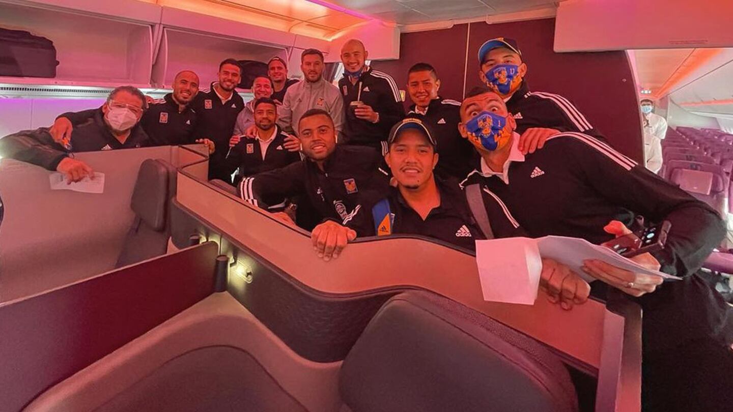 Tigres emprendió su viaje a Catar para disputar el Mundial de Clubes