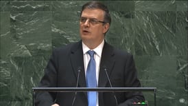 México ha recuperado la confianza en sí mismo, afirma Ebrard en Asamblea General de la ONU