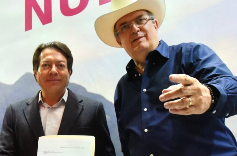 Marcelo Ebrard entregó una lista de condiciones al líder nacional de Morena, Mario Delgado, para elegir al presidenciable en 2024.