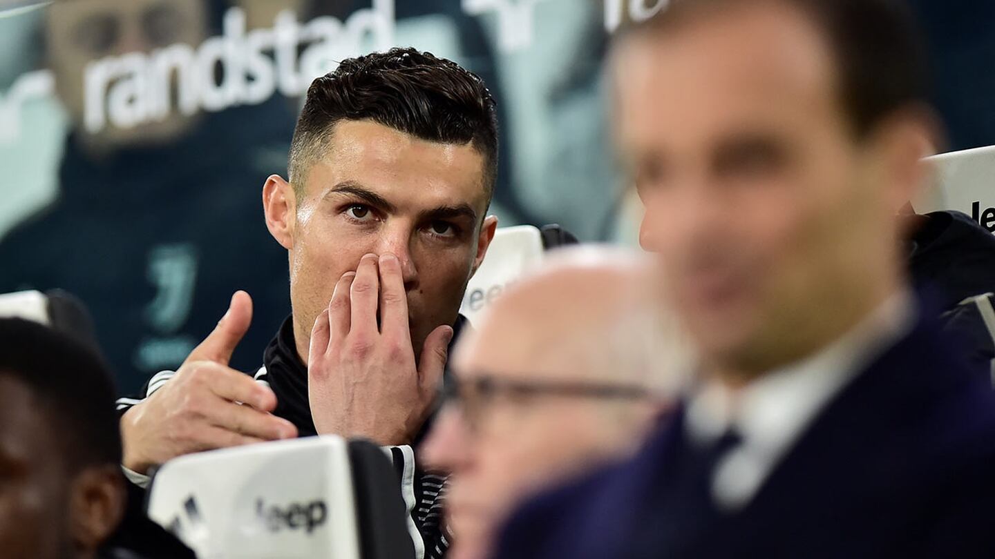 Cristiano Ronaldo corre el riesgo de perderse la ida ante Ajax