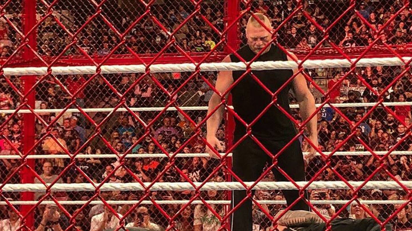 Brock Lesnar apareció en 'Hell in a Cell' y acabó con todo
