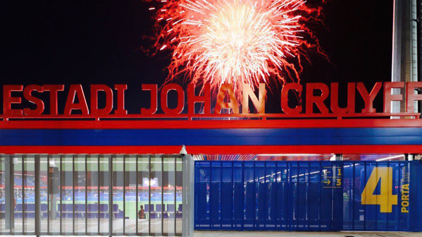 ¡Ya es una realidad! El Barça inauguró el estadio Johan Cruyff