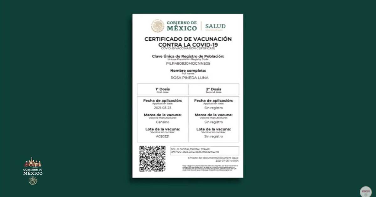 Tienes problemas para sacar tu certificado de vacunación COVID? Así puedes  solucionarlos – El Financiero